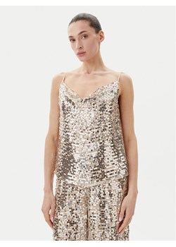 Bruuns Bazaar Top Meria BBW4389 Srebrny Loose Fit ze sklepu MODIVO w kategorii Bluzki damskie - zdjęcie 182700546