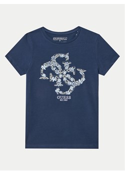 Guess T-Shirt J5GI02 K6YW4 Granatowy Regular Fit ze sklepu MODIVO w kategorii T-shirty chłopięce - zdjęcie 182700756