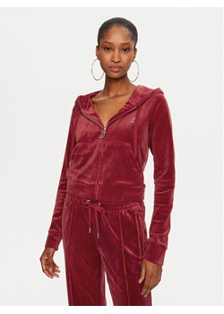Juicy Couture Bluza Madison JCWA122001 Czerwony Slim Fit ze sklepu MODIVO w kategorii Bluzy damskie - zdjęcie 182700757