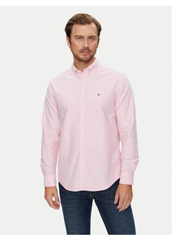 Tommy Hilfiger Koszula Solid Heritage MW0MW35774 Różowy Regular Fit ze sklepu MODIVO w kategorii Koszule męskie - zdjęcie 182700778
