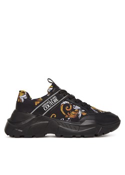 Versace Jeans Couture Sneakersy 78YA3SC2 Czarny ze sklepu MODIVO w kategorii Buty sportowe męskie - zdjęcie 182700785