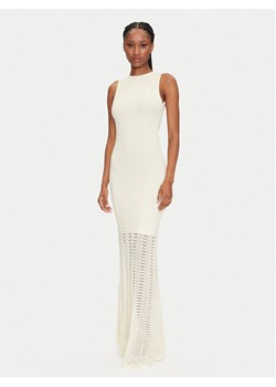 Marciano Guess Sukienka dzianinowa 5GGK44 5869Z Écru Regular Fit ze sklepu MODIVO w kategorii Sukienki - zdjęcie 182700829