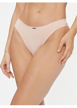 Emporio Armani Underwear Figi brazylijskie 162948 3F221 03050 Beżowy ze sklepu MODIVO w kategorii Majtki damskie - zdjęcie 182700885