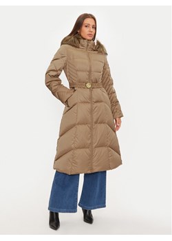 Guess Kurtka puchowa New Olga W4BL41 WEX52 Beżowy Regular Fit ze sklepu MODIVO w kategorii Kurtki damskie - zdjęcie 182700896