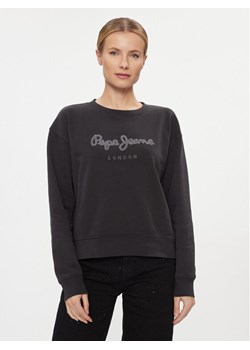 Pepe Jeans Bluza Harley PL581402 Czarny Relaxed Fit ze sklepu MODIVO w kategorii Bluzy damskie - zdjęcie 182700919