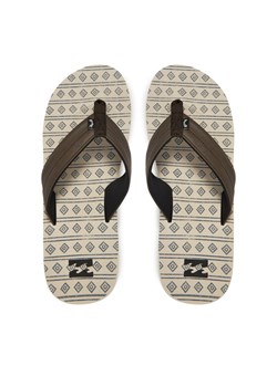 Billabong Japonki EBYL100030 Brązowy ze sklepu MODIVO w kategorii Klapki męskie - zdjęcie 182700987