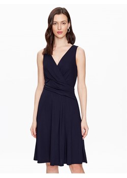 Lauren Ralph Lauren Sukienka koktajlowa 250865006002 Granatowy Regular Fit ze sklepu MODIVO w kategorii Sukienki - zdjęcie 182700988