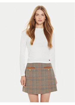 Tommy Hilfiger Bluzka UW0UW05636 Écru Regular Fit ze sklepu MODIVO w kategorii Bluzki damskie - zdjęcie 182701049