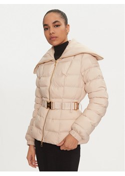 Elisabetta Franchi Kurtka zimowa PI-76D-46E2-V680 Écru Regular Fit ze sklepu MODIVO w kategorii Kurtki damskie - zdjęcie 182701066