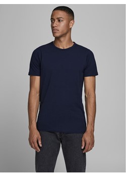 Jack&Jones T-Shirt Basic 12058529 Granatowy Stretch Fit ze sklepu MODIVO w kategorii T-shirty męskie - zdjęcie 182701076