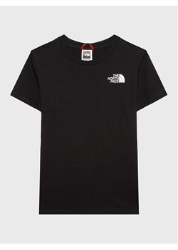 The North Face T-Shirt Simple Dome NF0A82EA Czarny Regular Fit ze sklepu MODIVO w kategorii T-shirty chłopięce - zdjęcie 182701078