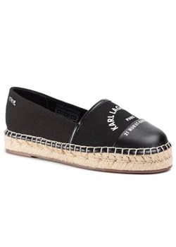 KARL LAGERFELD Espadryle KL80108 Czarny ze sklepu MODIVO w kategorii Espadryle damskie - zdjęcie 182701108