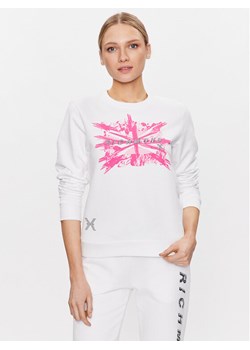 John Richmond Bluza UWP23010FE Biały Regular Fit ze sklepu MODIVO w kategorii Bluzy damskie - zdjęcie 182701116