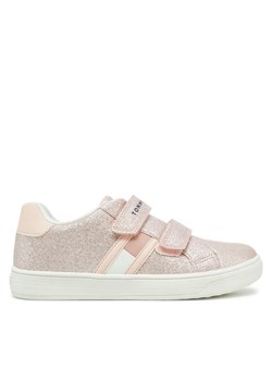 Tommy Hilfiger Sneakersy Flag Low Cut Velcro Sneaker T1A9-33725-0745 S Różowy ze sklepu MODIVO w kategorii Buty sportowe dziecięce - zdjęcie 182701147