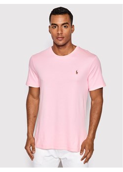 Polo Ralph Lauren T-Shirt 710740727010 Różowy Slim Fit ze sklepu MODIVO w kategorii T-shirty męskie - zdjęcie 182701385