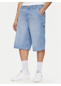 Lee Szorty jeansowe Carpenter 112364163 Niebieski Loose Fit ze sklepu MODIVO w kategorii Spodenki męskie - zdjęcie 182701395