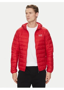 EA7 Emporio Armani Kurtka puchowa 8NPB24 PNGPZ 1461 Czerwony Regular Fit ze sklepu MODIVO w kategorii Kurtki męskie - zdjęcie 182701439