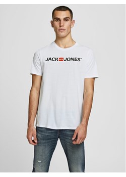 Jack&Jones T-Shirt Corp Logo 12137126 Biały Slim Fit ze sklepu MODIVO w kategorii T-shirty męskie - zdjęcie 182701517