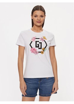 Gaudi T-Shirt 411BD64022 Biały Regular Fit ze sklepu MODIVO w kategorii Bluzki damskie - zdjęcie 182701555