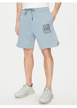 HUGO Szorty sportowe Deswick_RB 50542809 Niebieski Regular Fit ze sklepu MODIVO w kategorii Spodenki męskie - zdjęcie 182701689