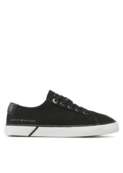 Tommy Hilfiger Tenisówki Lace Up Vulc Sneaker Bl FW0FW07248 Czarny ze sklepu MODIVO w kategorii Trampki damskie - zdjęcie 182701776