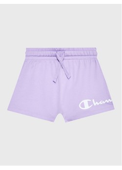 Champion Szorty sportowe 404310 Fioletowy Regular Fit ze sklepu MODIVO w kategorii Spodenki dziewczęce - zdjęcie 182701779