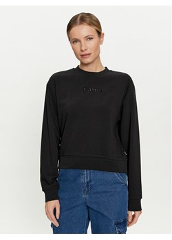 Vans Bluza W Essential Ft Rlx Crew VN000JF5 Czarny Regular Fit ze sklepu MODIVO w kategorii Bluzy damskie - zdjęcie 182701805