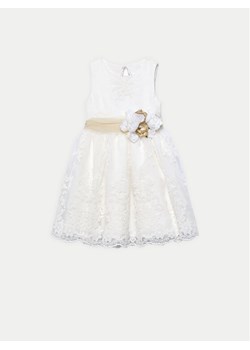 Abel & Lula Sukienka elegancka 5037 Écru Regular Fit ze sklepu MODIVO w kategorii Sukienki dziewczęce - zdjęcie 182701848