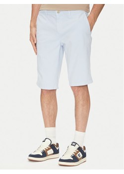 Robe di Kappa Szorty materiałowe Oris 600BTI0 Błękitny Slim Fit ze sklepu MODIVO w kategorii Spodenki męskie - zdjęcie 182701896