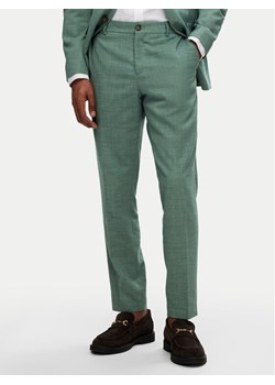 Selected Homme Spodnie garniturowe 16087871 Zielony Slim Fit ze sklepu MODIVO w kategorii Spodnie męskie - zdjęcie 182701926