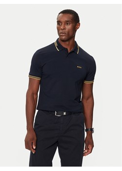 Boss Polo Paul 50506193 Granatowy Slim Fit - id: 0000303636623 - marki BOSS HUGO BOSS - 182701977 Boss Polo Paul 50506193 Granatowy Slim Fit ze sklepu MODIVO w kategorii T-shirty męskie - zdjęcie 182701977
