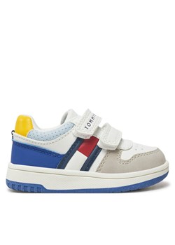 Tommy Hilfiger Sneakersy Flag Low Cut Velcro Sneaker T1X9-33844-1269 M Biały ze sklepu MODIVO w kategorii Buty sportowe dziecięce - zdjęcie 182702136
