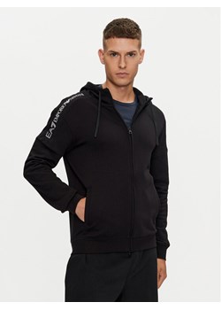 EA7 Emporio Armani Bluza 6DPM12 PJOGZ 1200 Czarny Regular Fit ze sklepu MODIVO w kategorii Bluzy męskie - zdjęcie 182702219