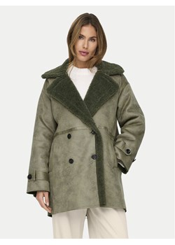 ONLY Kożuch Ylva 15322402 Zielony Regular Fit ze sklepu MODIVO w kategorii Kożuchy - zdjęcie 182702368