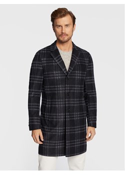 Boss Płaszcz przejściowy H-Hyde-J-224 50479591 Granatowy Slim Fit ze sklepu MODIVO w kategorii Płaszcze męskie - zdjęcie 182702397