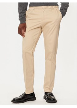 Boss Spodnie materiałowe C-Genius-Dtl-243F 50527920 Beżowy Slim Fit ze sklepu MODIVO w kategorii Spodnie męskie - zdjęcie 182702416