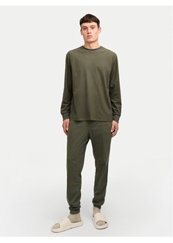 Jack&Jones Piżama Solid 12268536 Zielony Loose Fit ze sklepu MODIVO w kategorii Piżamy męskie - zdjęcie 182702438