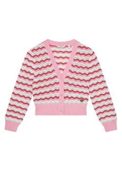 Guess Kardigan J5GR05 Z3MR1 Różowy Regular Fit ze sklepu MODIVO w kategorii Swetry dziewczęce - zdjęcie 182702456