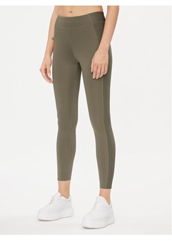 Reebok Legginsy Yoga Performance IM4048 Zielony Fitted Fit ze sklepu MODIVO w kategorii Spodnie damskie - zdjęcie 182702536