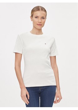 Tommy Hilfiger T-Shirt New Cody WW0WW40587 Biały Slim Fit ze sklepu MODIVO w kategorii Bluzki damskie - zdjęcie 182702586