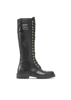 Zadig&Voltaire Kozaki Joe Boot Smooth Cowskin SWCT00101 Czarny ze sklepu MODIVO w kategorii Kozaki damskie - zdjęcie 182702606