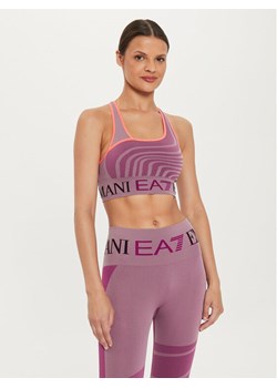 EA7 Emporio Armani Biustonosz sportowy 6DTH51 TJDGZ 2305 Fioletowy ze sklepu MODIVO w kategorii Biustonosze - zdjęcie 182702666