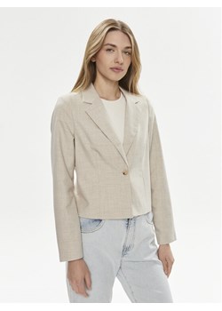 Vero Moda Marynarka Nancy 10304631 Beżowy Slim Fit ze sklepu MODIVO w kategorii Marynarki damskie - zdjęcie 182702739