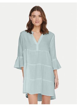 ONLY Sukienka letnia Thyra 15267999 Zielony Regular Fit ze sklepu MODIVO w kategorii Sukienki - zdjęcie 182702769