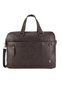 U.S. Polo Assn. Torba na laptopa BIUXT5738MVP Beżowy ze sklepu MODIVO w kategorii Torby męskie - zdjęcie 182702788