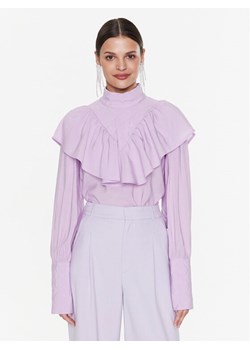 Gestuz Bluzka Quince 10906781 Fioletowy Regular Fit ze sklepu MODIVO w kategorii Bluzki damskie - zdjęcie 182702839