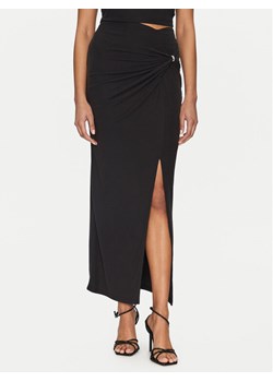 Guess Spódnica midi W5GD0E KAQL2 Czarny Regular Fit ze sklepu MODIVO w kategorii Spódnice - zdjęcie 182702846