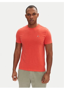 Tommy Jeans T-Shirt Jaspe DM0DM20363 Pomarańczowy Slim Fit ze sklepu MODIVO w kategorii T-shirty męskie - zdjęcie 182702926