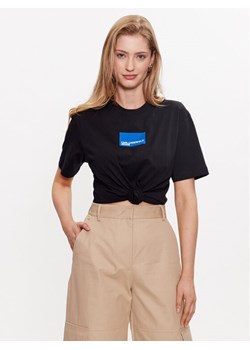 Karl Lagerfeld Jeans T-Shirt 231J1706 Czarny Regular Fit ze sklepu MODIVO w kategorii Bluzki damskie - zdjęcie 182702946