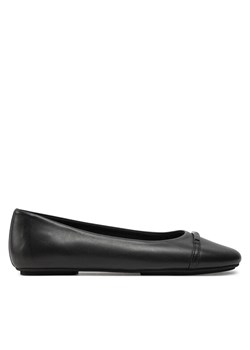 Calvin Klein Baleriny Ballerina W/M Bar Lth HW0HW02145 Czarny ze sklepu MODIVO w kategorii Balerinki - zdjęcie 182702956